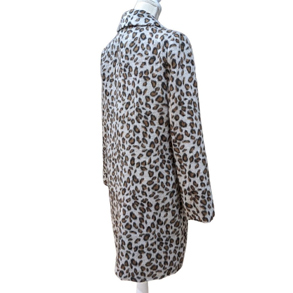Pink Martini Collection Leopard Print Long Coat Size S - Picture 4 of 13